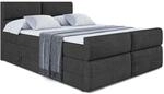 BOXSPRINGBETT BOXI3-Z KING - 180x200 - H3/H4 - Schwarz