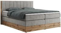BOXSPRINGBETT BELLISSIMO KING 160/200 Hellgrau Struktur - H3