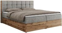 BOXBETT ALBERO 1 - 140/200 Grau Struktur - H4