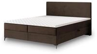 BOXBETT TORREL 180x200 cm mit Matratze und Topper - Braun