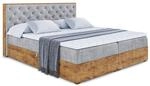 BOXBETT mit Matratze H3 und Lattenrost - LOLLI3 - 120x200 - Hellgrau