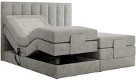 BOXBETT COMFORTO 180/200 - Hellgrau Struktur - H3