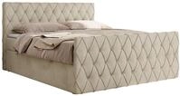 BOXBETT MIREN DUO 120/200 - Beige Velvet - H3