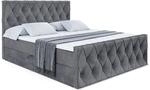 BOXBETT AMAY-Z - 160x200 cm - H3 - Dunkelgrau