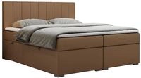 BOXBETT LOPE 140/200 - Braun Kunstleder - H3