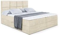 BOXBETT mit Matratze H3 und Lattenrost - NOVA - 160x200 Beige