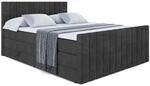 BOXSPRINGBETT EDITA-Z KING - 120x200 - H3/H4 - Schwarz