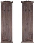 WANDGARDEROBE Braun 2er-Set