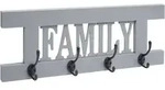 WANDGARDEROBE FAMILY SHABBY-LOOK Grau, Blau