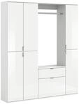 Garderobe Projekt X ca. 152x193 cm Wei&szlig;