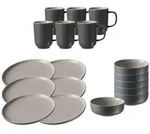 FR&Uuml;HST&Uuml;CKSSERVICE Jasper grau 18er Set