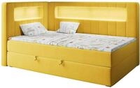 BOXSPRINGBETT JUNIOR GOLD 3 90/200 Gelb - linke Seite
