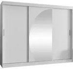 SCHWEBET&Uuml;RENSCHRANK Wika 250 cm mit Schubladen