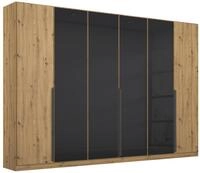 Dreht&uuml;renschrank Artemis Anthrazit, Eiche Artisan