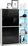 HIGHBOARD Cuba T&uuml;ren in Schwarz Hochglanz