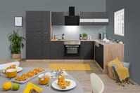K&uuml;chenleerblock LBKBL310ESG Grau/Eiche ca. 310x172 cm
