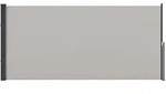 SEITENMARKISE, Hellgrau, 300L x 100H cm/300L x 140H cm, Polyesterstoff, Metall