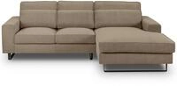 Ecksofa Bolivia Braun-Beige Cord