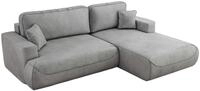ECKSOFA OVO L Hellgrau Velvet - Rechts Seite