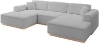 WOHNLANDSCHAFT IREA-U1 - 301x165x80 cm Hellgrau