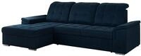 ECKSOFA MADRITO L - Dunkelblau Velorus - Links