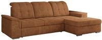 ECKSOFA MADRITO L - Orange Struktur - Rechts