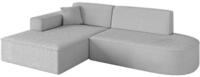 ECKSOFA Ottomane Links IREA-L1-v4 - 232x165x77 cm Hellgrau
