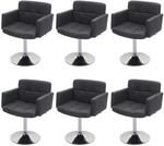 ESSZIMMERSTUHL Grau 6er-Set