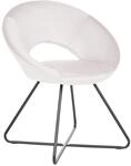 SESSEL Samtstoff Beige Rachel