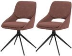 ESSZIMMERSTUHL Braun 2er-Set