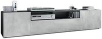 LOWBOARD Mogan Fronten in Beton Oxid Optik