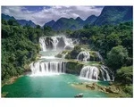 FOTOTAPETE 3D Effekt Wasserfall Natur Wald Wohnzimmer 400x280