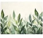 FOTOTAPETE Bl&auml;tter Nature Wohnzimmer Vliestapete 250x175