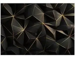FOTOTAPETE Abstrakt Geometrisch Schwarz 200x140 cm