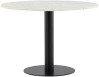 Esstisch Estelle &Oslash; ca. 106 cm Marmor/Schwarz