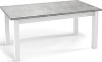 ESSTISCH Molly rechteckig ausziehbar, Grauer Beton 160-240/90/75 cm