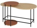 Couchtisch Cuddle ca. 102x47x58 cm Eiche/Cotta