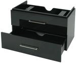 WASCHBECKENUNTERSCHRANK PREMIUM Schwarz