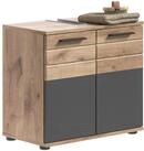 Waschbeckenunterschrank Mason Eiche/Grau