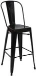 BARHOCKER METALL Schwarz