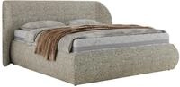 POLSTERBETT CAELA CLASSIC 200/200 - Beige Strukture - Schaum-Matratze