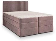 BOXSPRINGBETT FELBIO 160x200 cm mit Matratze und Topper - Rosa