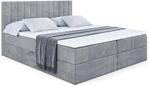 BOXBETT mit Matratze H3 und Lattenrost - EDITA - 200x200 cm Grau