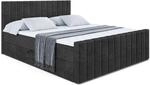 BOXBETT EDITA-Z - 120x200 cm - H4 - Schwarz