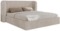 POLSTERBETT EMORA CLASSIC 160/200 - Beige Cord - ohne Matratze