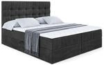 BOXBETT mit H3-Matratze und Lattenrost - BERO - 160x200 Schwarz