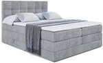 BOXSPRINGBETT MARCE KING - 200x200 - H3/H4 - Grau