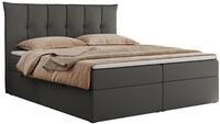 BOXBETT PREMIUM 10 160/200 Dunkelgrau Kunstleder - H4