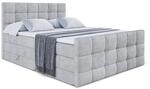 BOXSPRINGBETT APO-Z KING - 180 x 200 - H3/H4 - Hellgrau