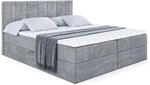BOXBETT mit Matratze H4 und Lattenrost - MOETI - 180x200 cm - H4 - Grau